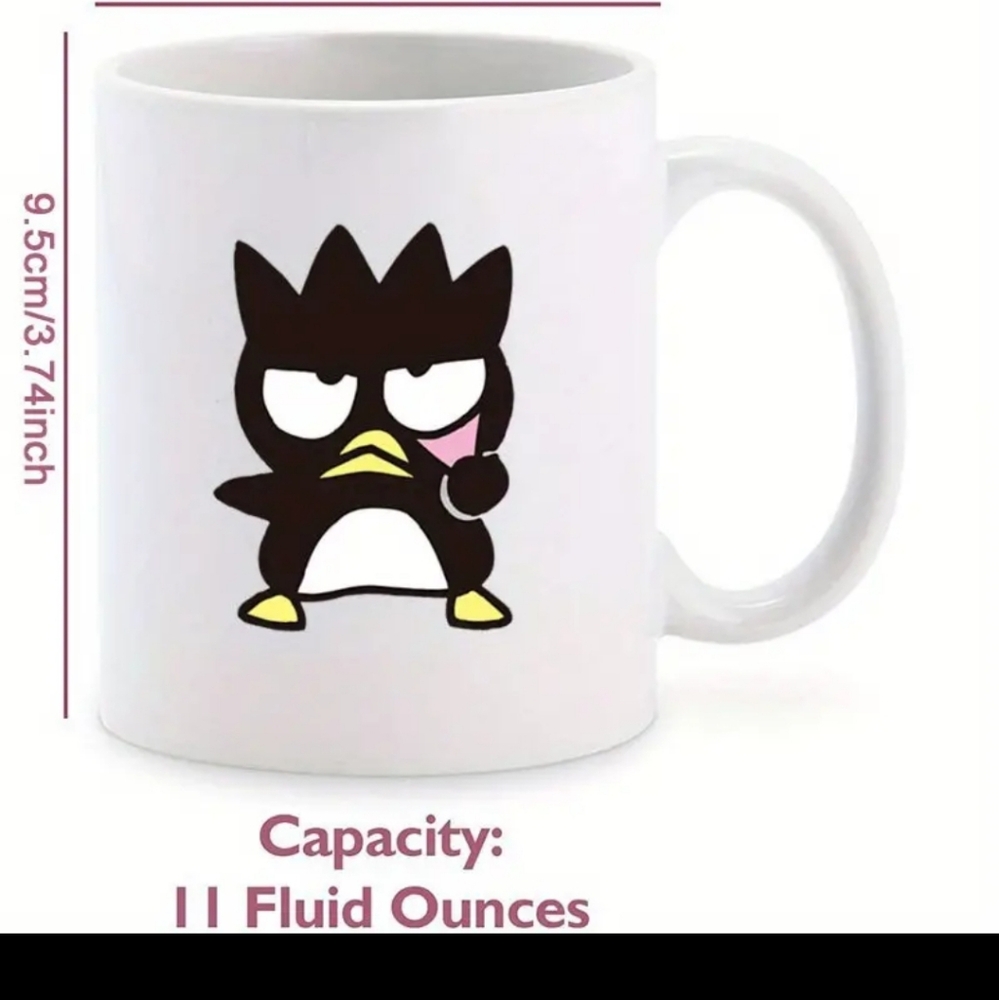 Badtz Maru Sanrio ceramic mug coffee cup NIB